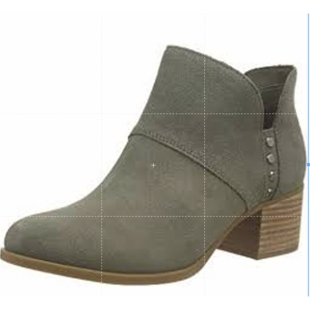 KOOLABURRA by UGG  Sofiya Suede Studded Ankle Boots Sofiya Green Dusty Olive 7
